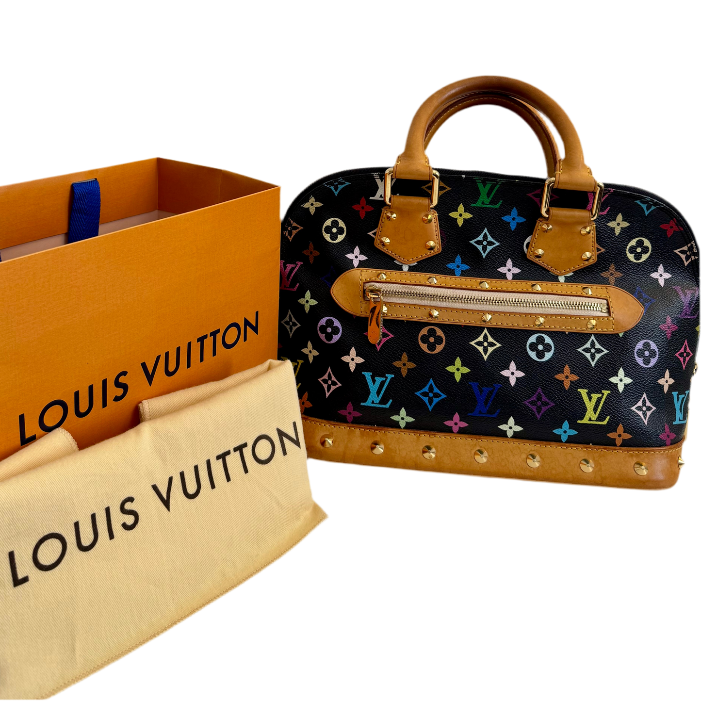 Louis Vuitton Monogram Multi Color Black
