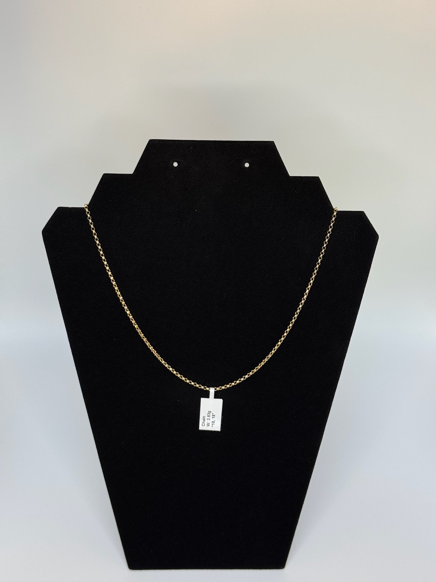 Tauco Necklace 18k Yellow Gold 18 inches