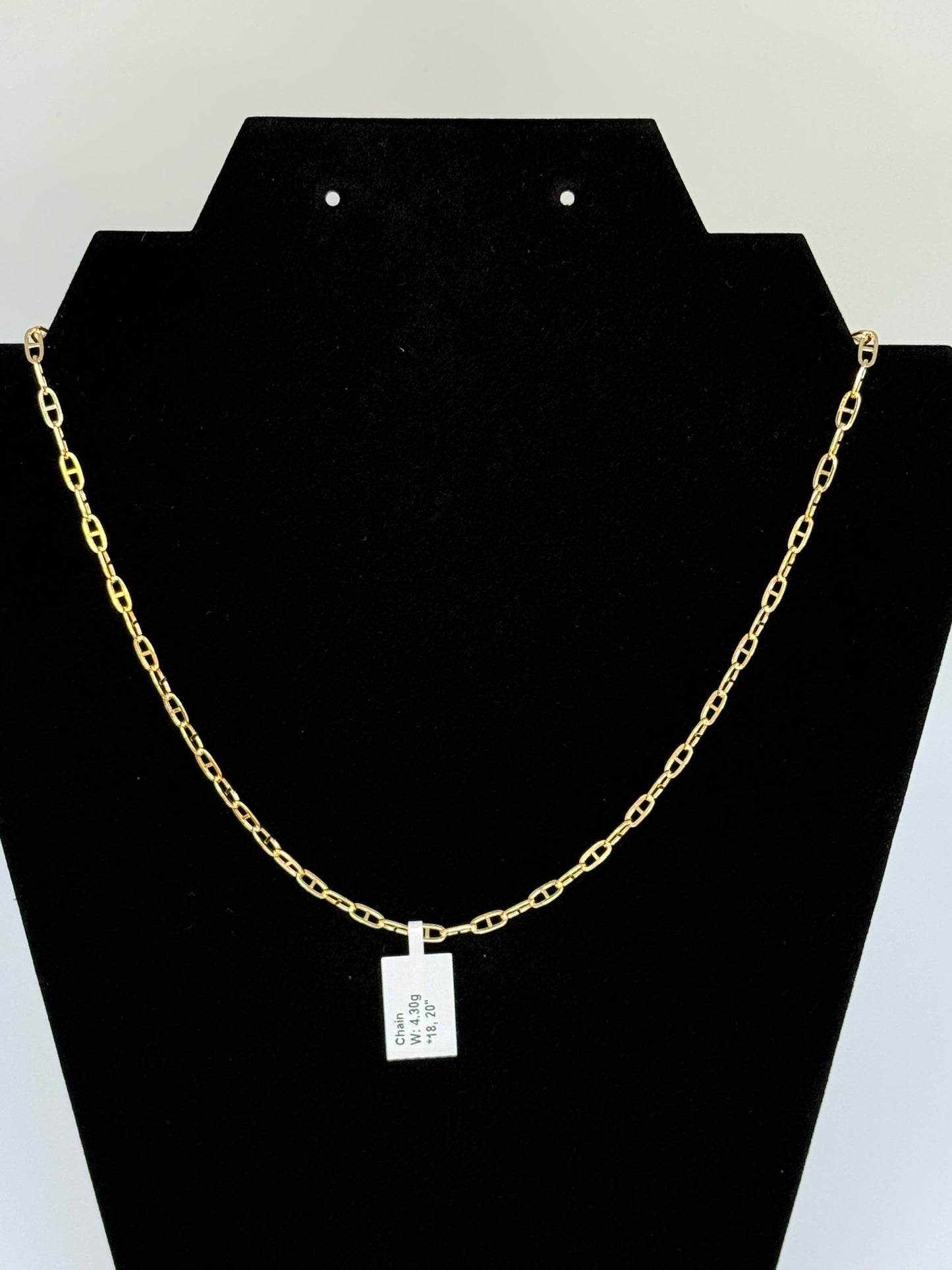 Necklace 18k Yellow Gold 20 inches
