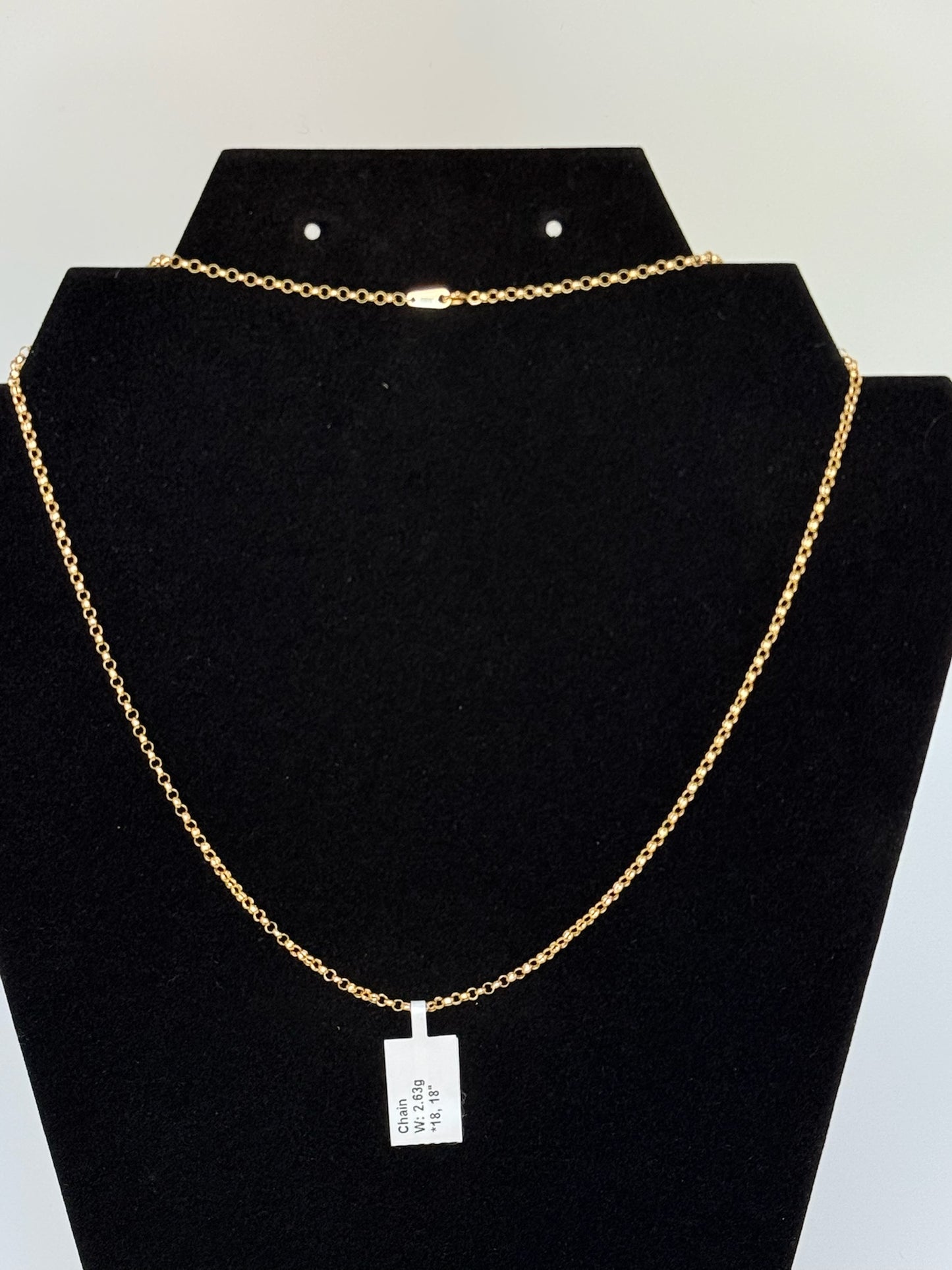 Tauco Necklace 18k Yellow Gold 18 inches