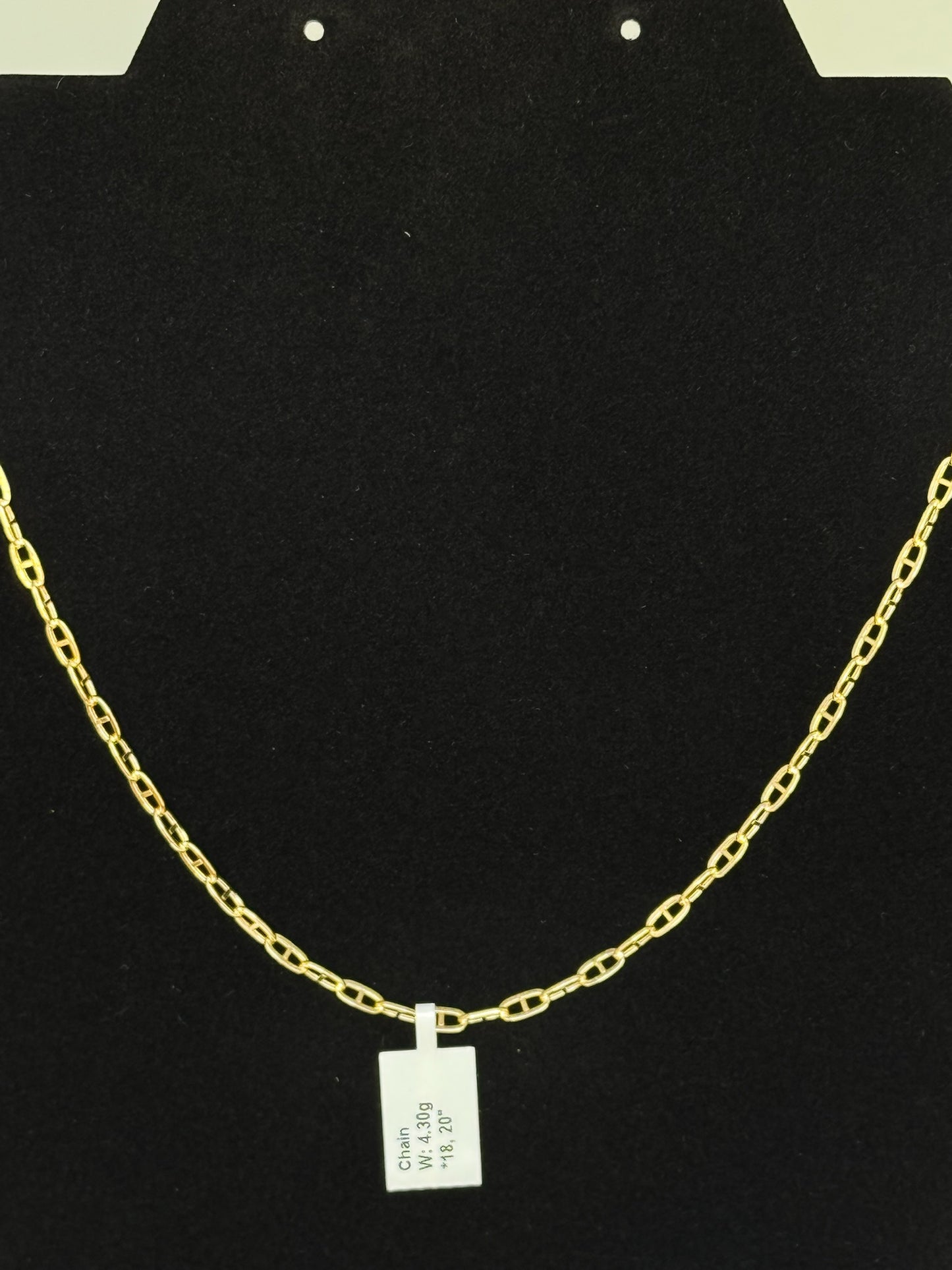Necklace 18k Yellow Gold 20 inches